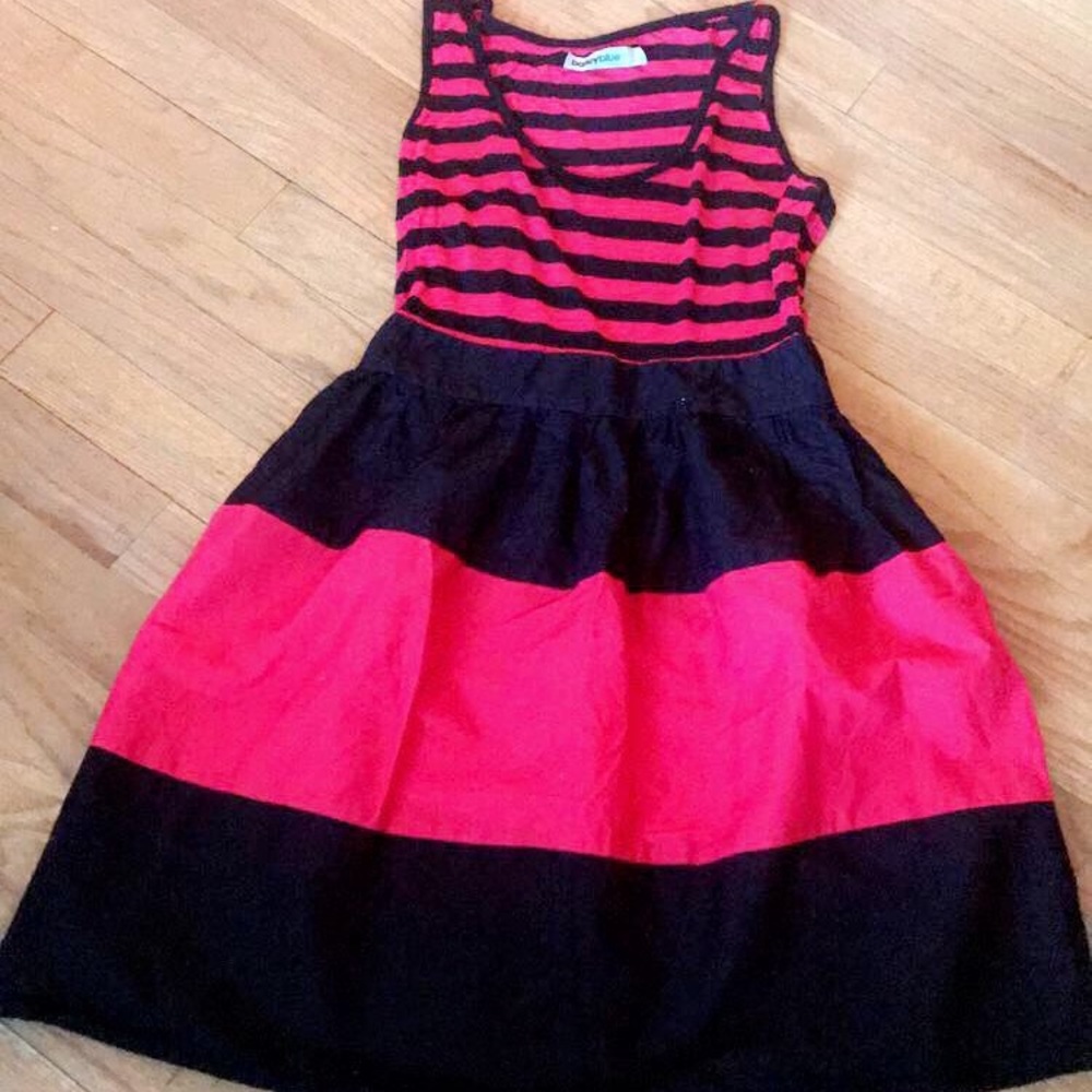 Black & Red Stripped Dress